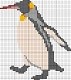 ドット絵図案ペンギン