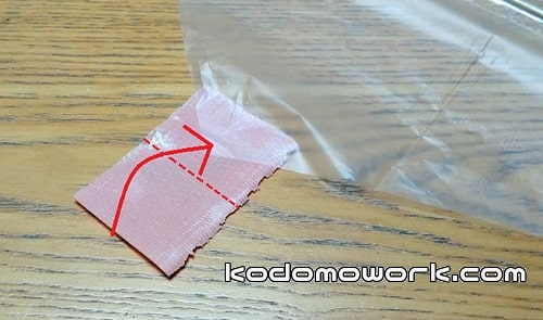 簡単手作り凧のコツはガムテープ